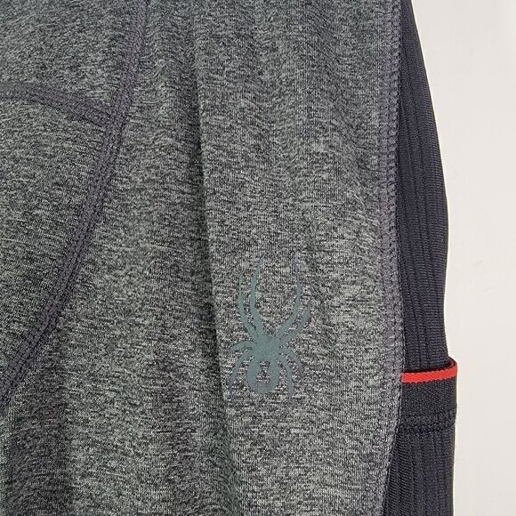Spyder Base Layer Stretch Brushed Compression Tights Grey Size Small - Picture 14 of 16